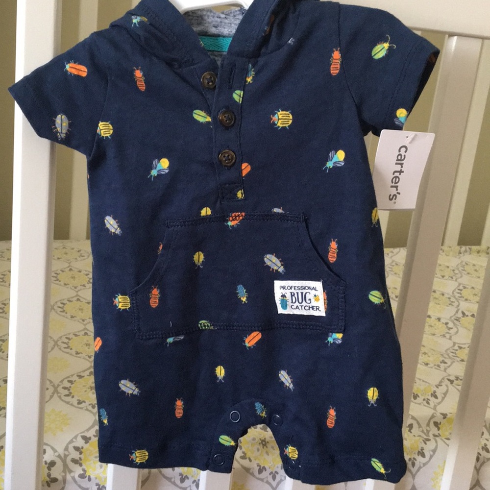 👶Carters baby boy newborn onesie hoodie